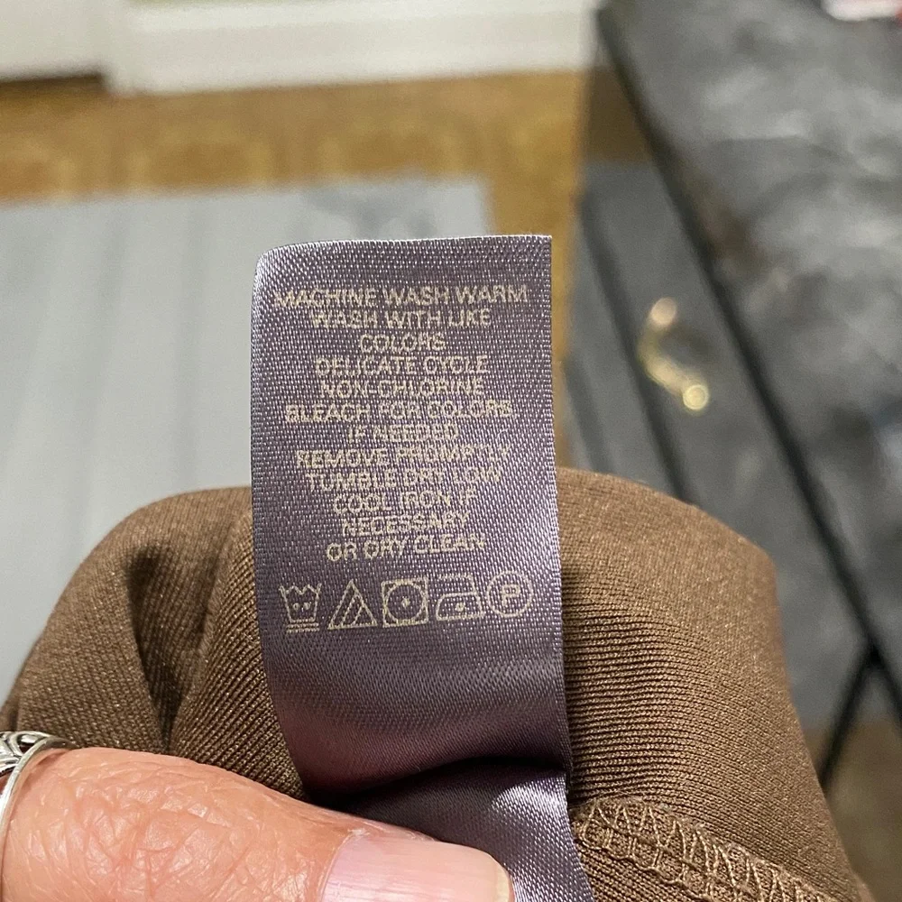 Liz Claiborne Chocolate Button-Up Blouse